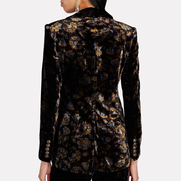 VERONICA BEARD Long And Lean Velvet Dickey Blazer - Picture 7 of 9